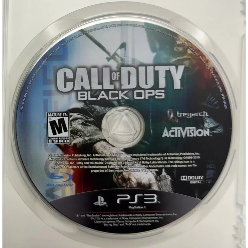 Call of‎ Duty Black Ops (Sony PlayStation 3, 2010) PS3 CIB Case Disc Insert